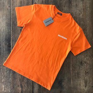 Orange Color BALENCIAGA Men’s T-shirt